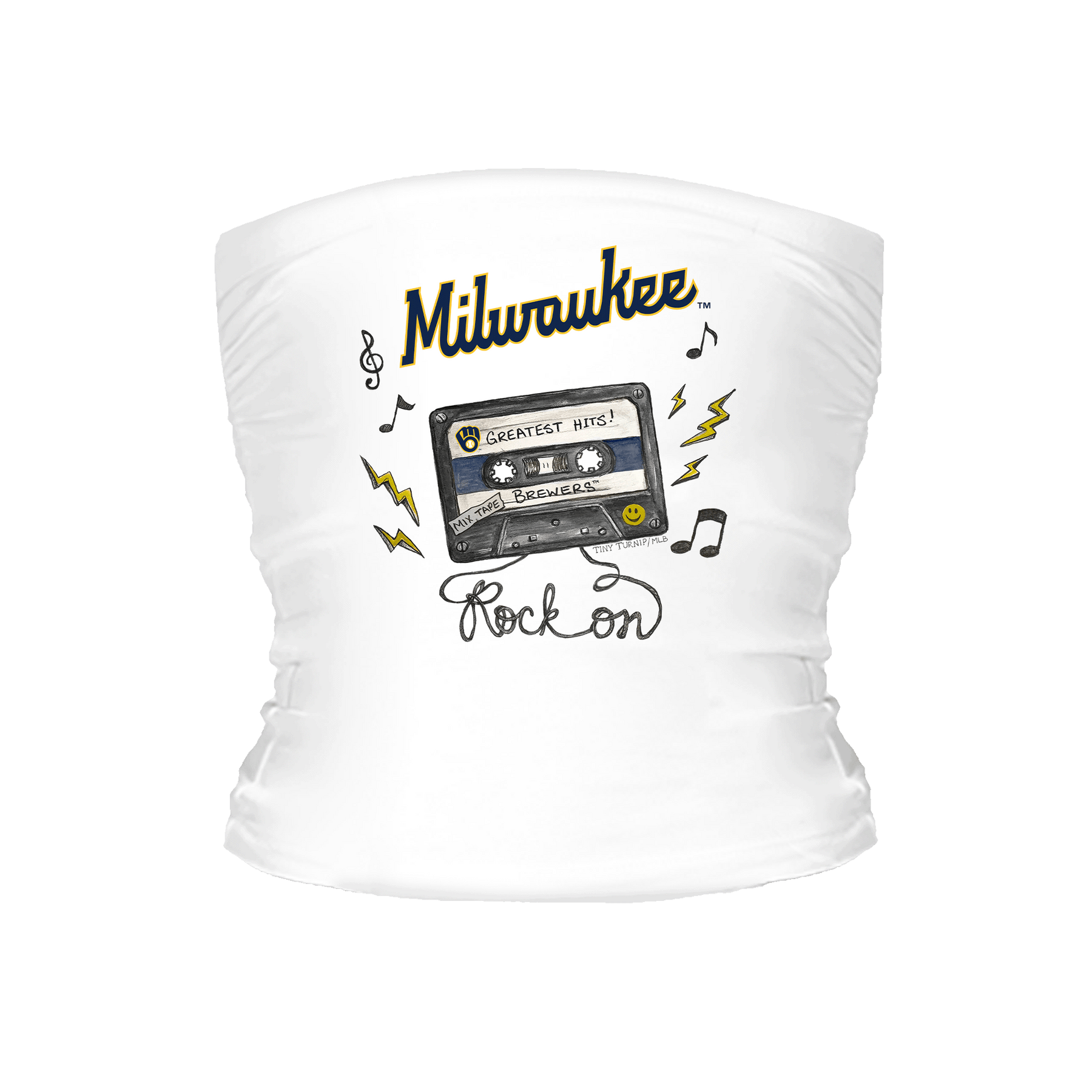 Milwaukee Brewers Mixtape Tube Top