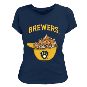 Milwaukee Brewers Nacho Helmet Tee Shirt