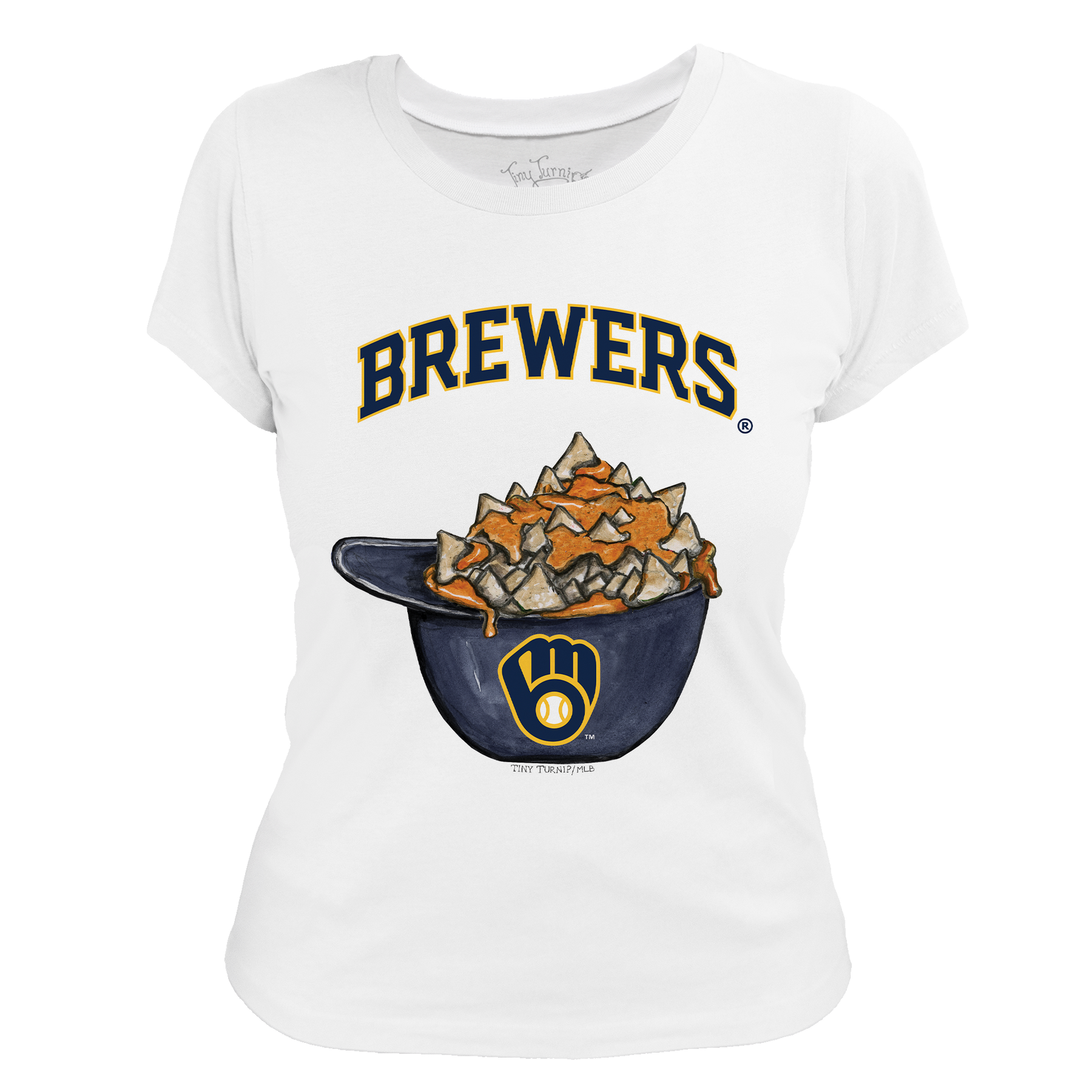 Milwaukee Brewers Nacho Helmet Tee Shirt