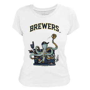 Milwaukee Brewers Octopus Tee Shirt