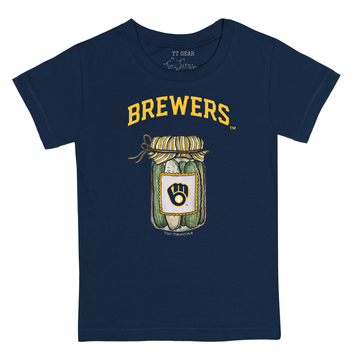Milwaukee Brewers Pickle Jar Kid's Tee Shirt