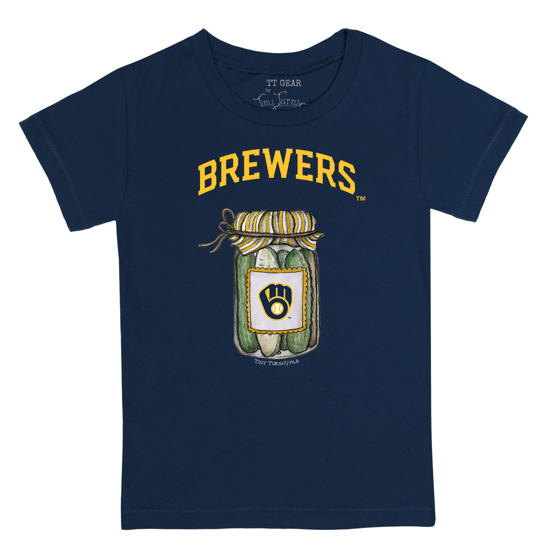 Milwaukee Brewers Pickle Jar Kid's Tee Shirt