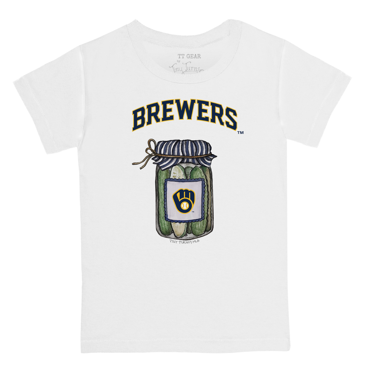 Milwaukee Brewers Pickle Jar Kid's Tee Shirt