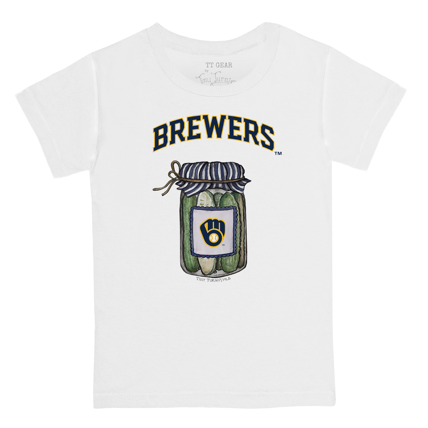 Milwaukee Brewers Pickle Jar Kid's Tee Shirt