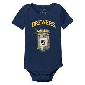 Milwaukee Brewers Pickle Jar Short Sleeve Snapper