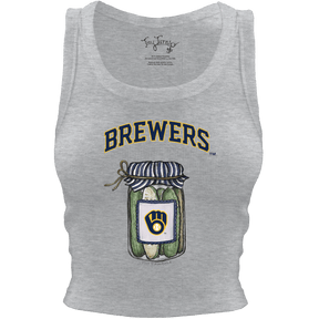 Milwaukee Brewers Pickle Jar Crop Tank