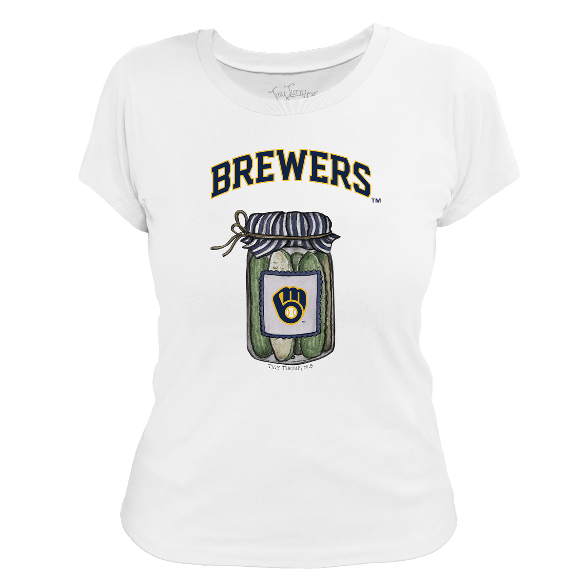 Milwaukee Brewers Pickle Jar Women's Tee Shirt