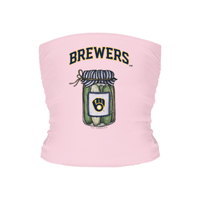 Milwaukee Brewers Pickle Jar Tube Top