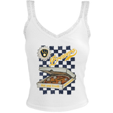 Milwaukee Brewers Pizza Lace Tank
