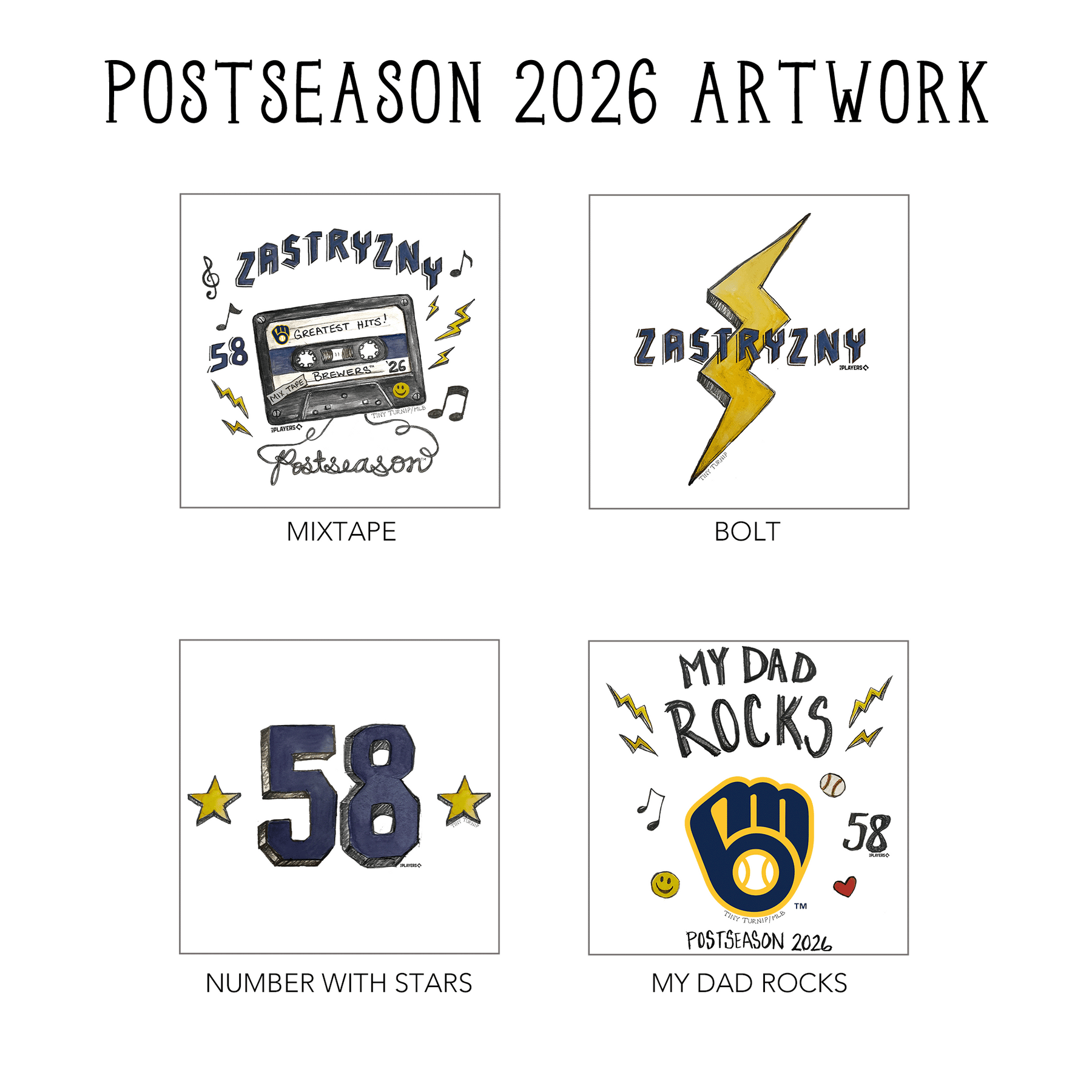 VIP Milwaukee Brewers Postseason '26 Kid's Tank