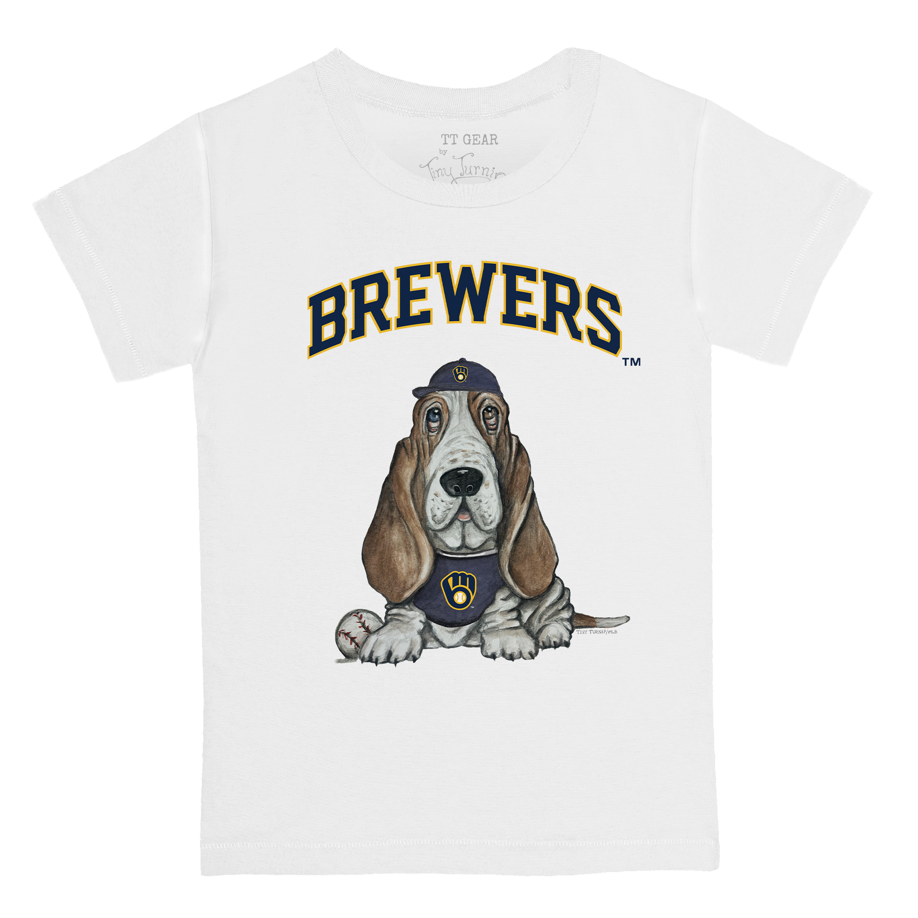 Milwaukee Brewers Puddy Kid's Tee Shirt - Tiny Turnip