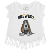 Milwaukee Brewers Puddy Fringe Tee - Tiny Turnip
