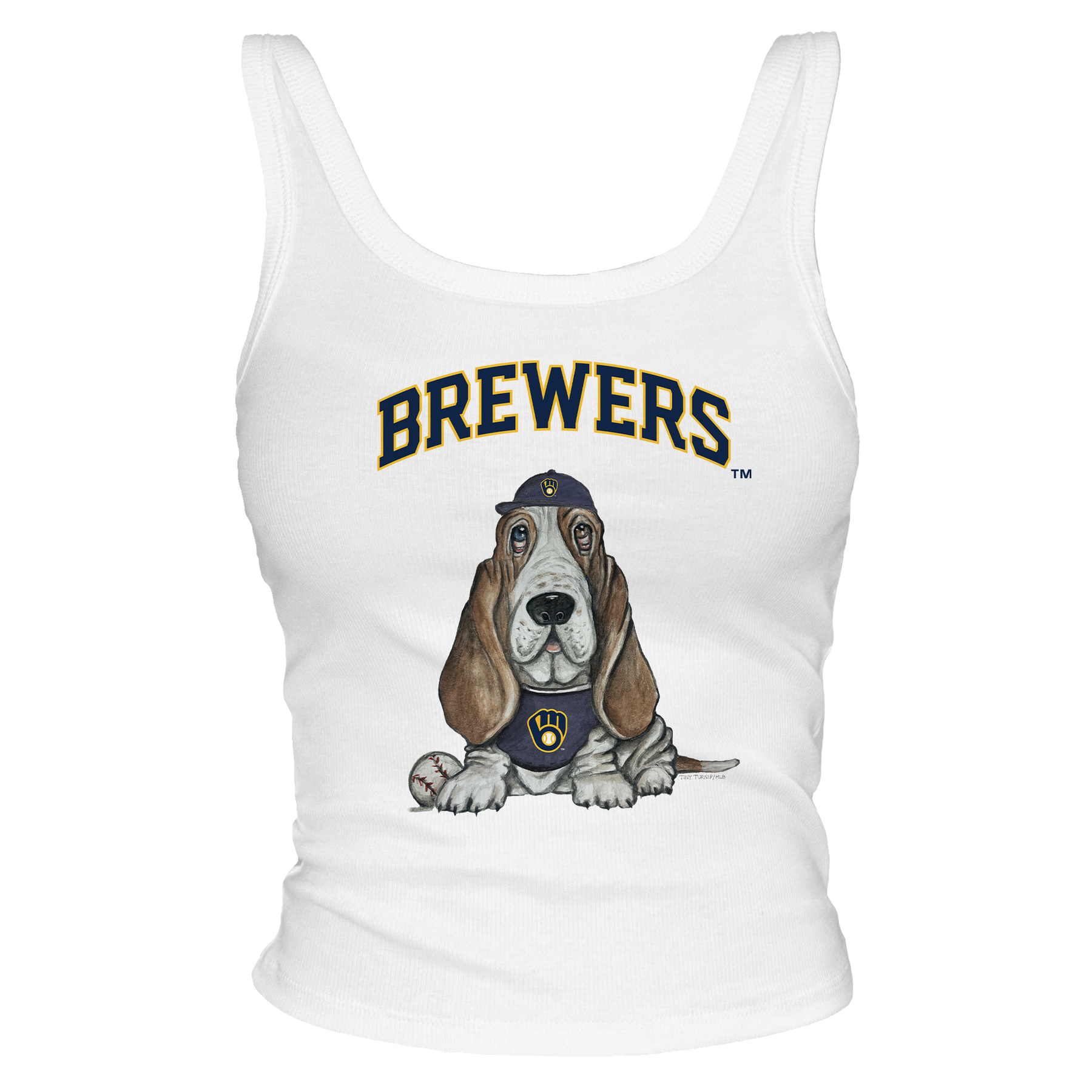 Milwaukee Brewers Puddy Tank - Tiny Turnip