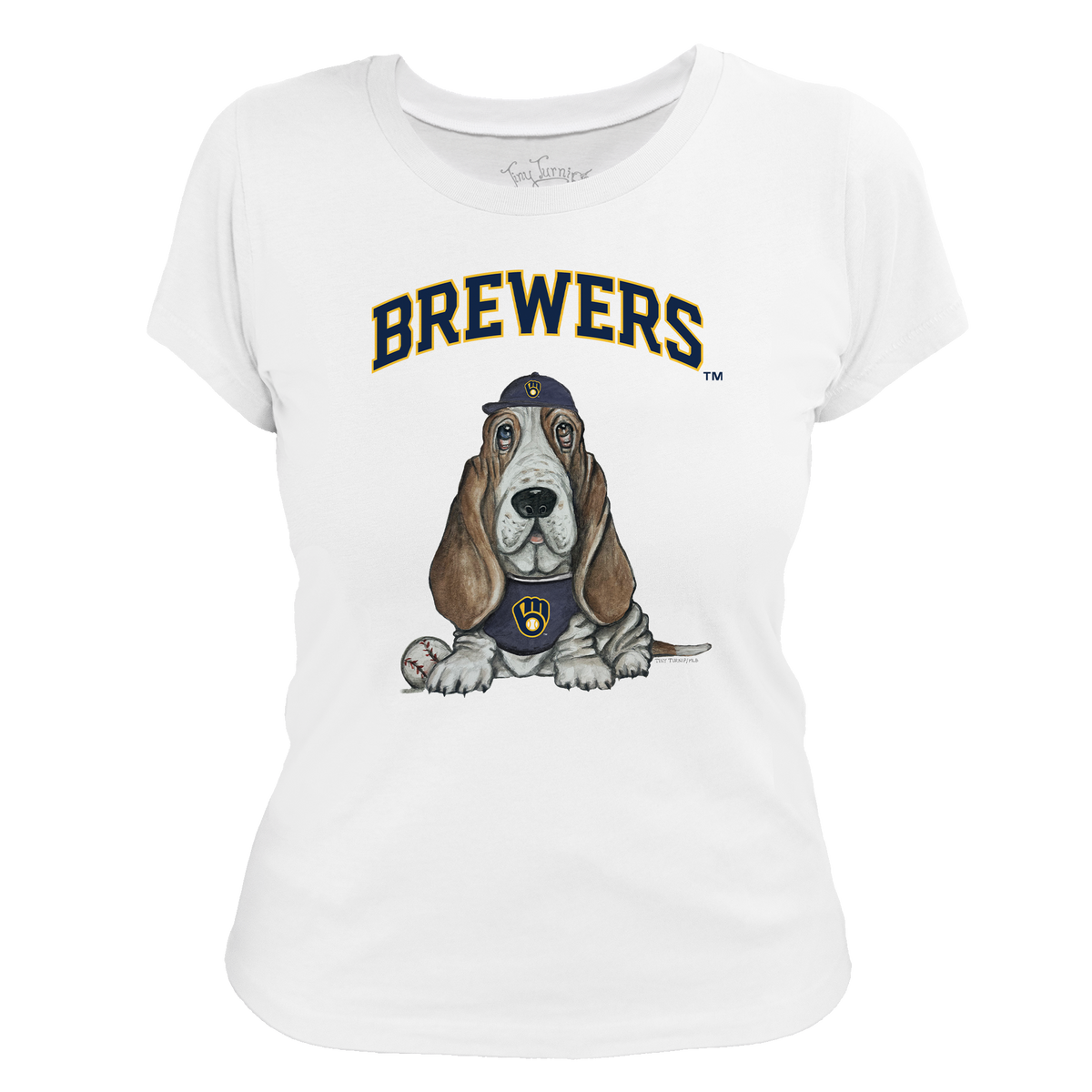 Milwaukee Brewers Puddy Women's Tee Shirt - Tiny Turnip