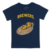 Milwaukee Brewers Race Car Tee Shirt