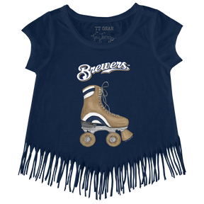 Milwaukee Brewers Retro Skate Fringe Tee