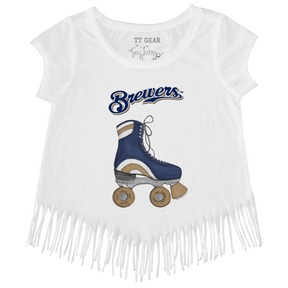 Milwaukee Brewers Retro Skate Fringe Tee