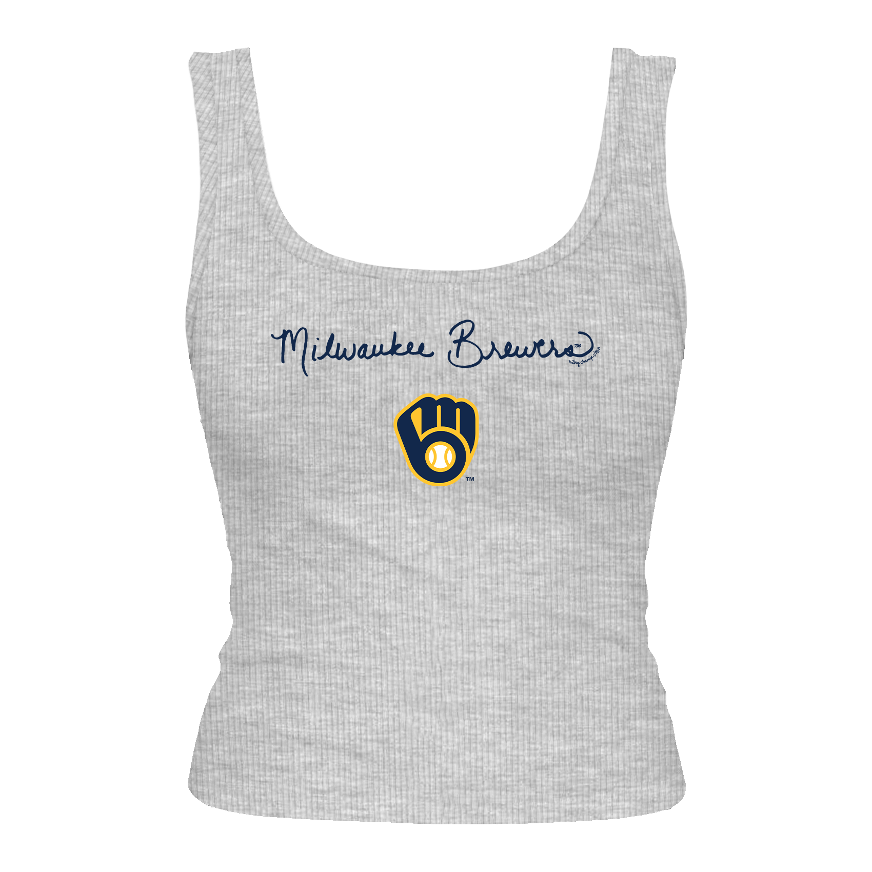 Milwaukee Brewers Logo Script Emmy Tank