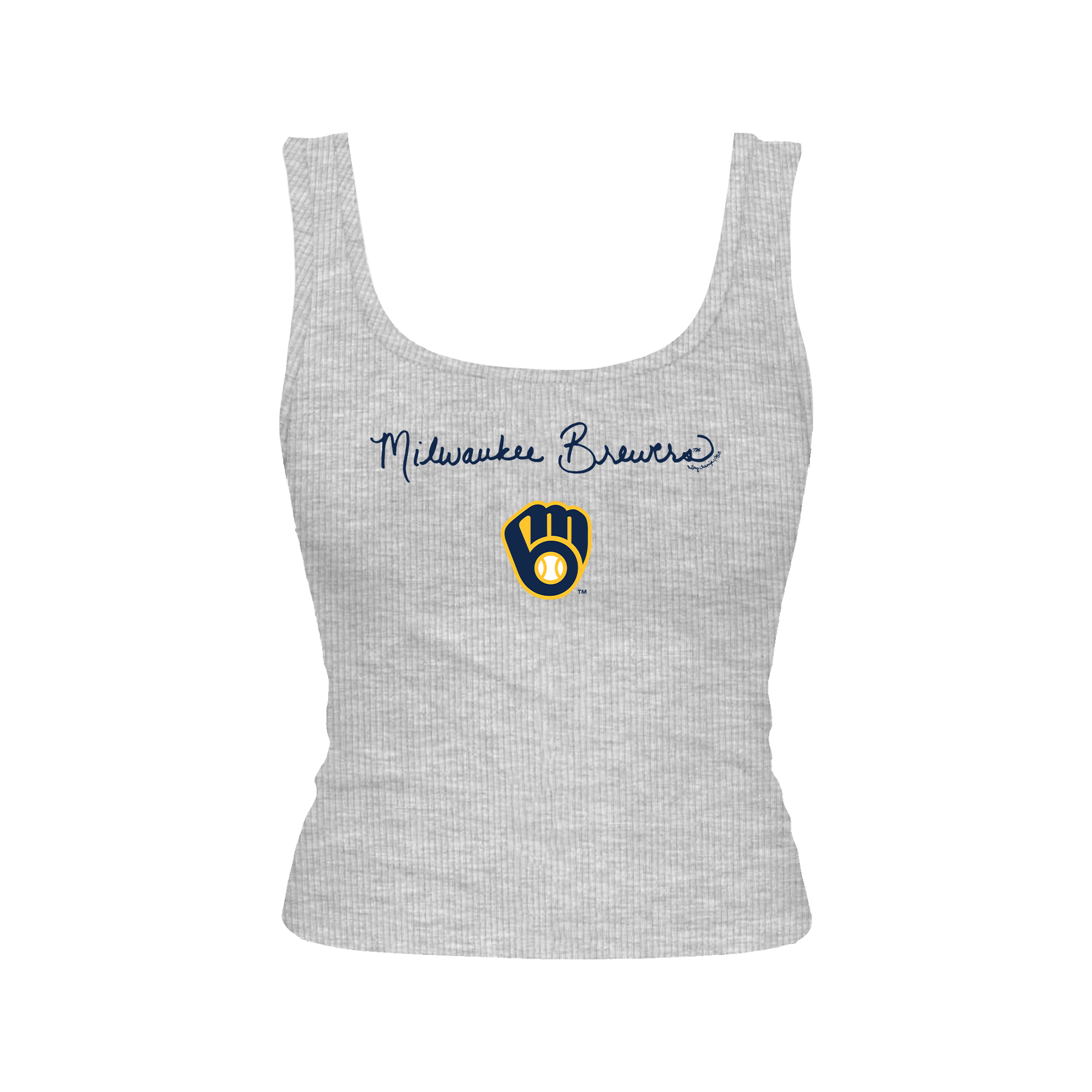 Milwaukee Brewers Logo Script Emmy Tank