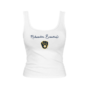 Milwaukee Brewers Logo Script Emmy Tank