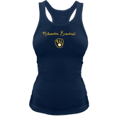 Milwaukee Brewers Logo Script Classic Tank - Tiny Turnip
