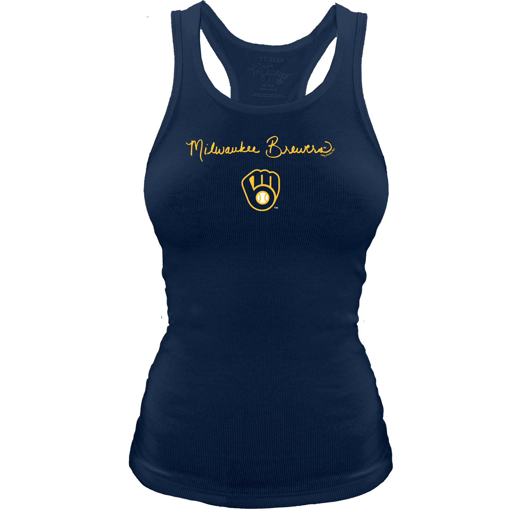 Milwaukee Brewers Logo Script Classic Tank - Tiny Turnip