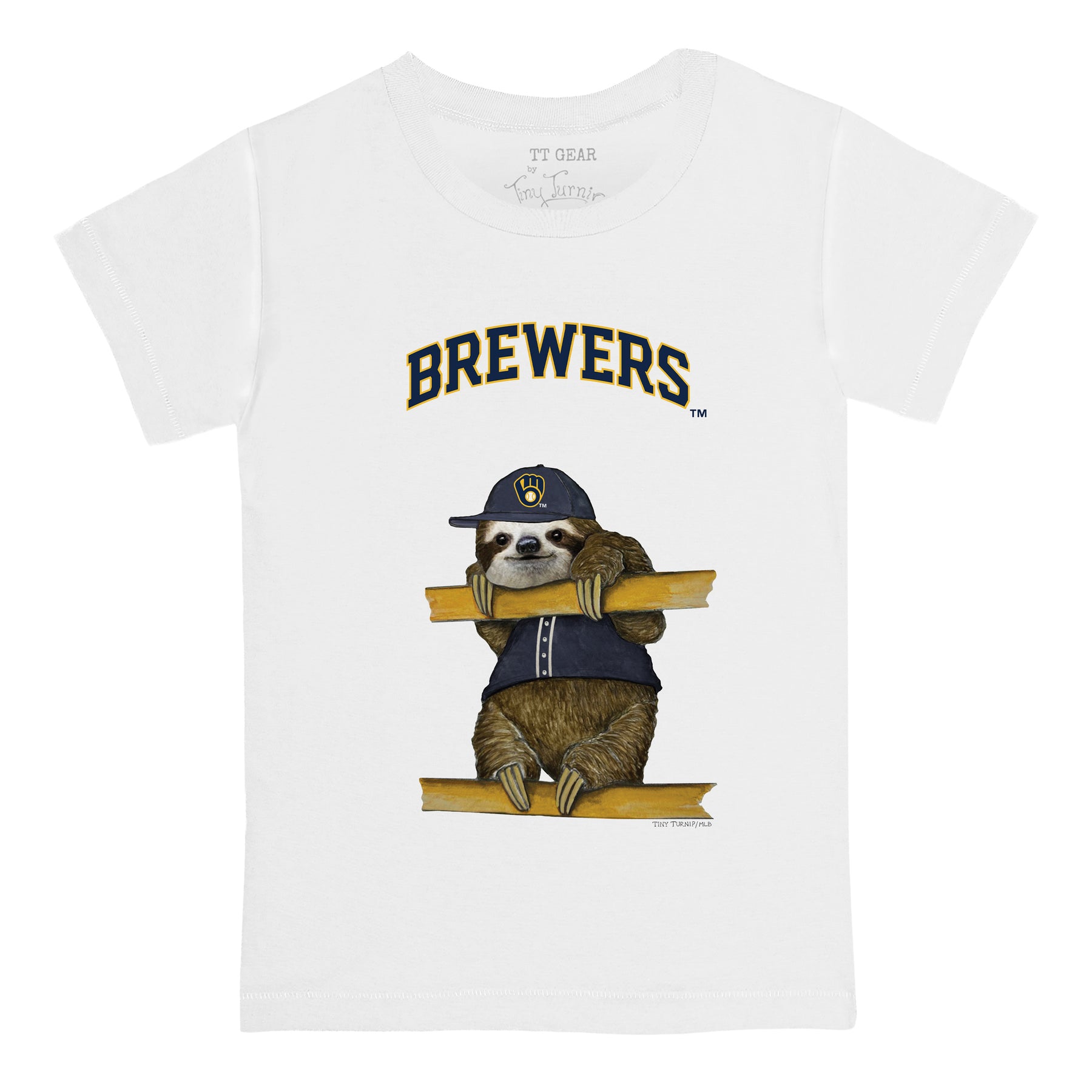 Milwaukee Brewers Sloth Tee Shirt