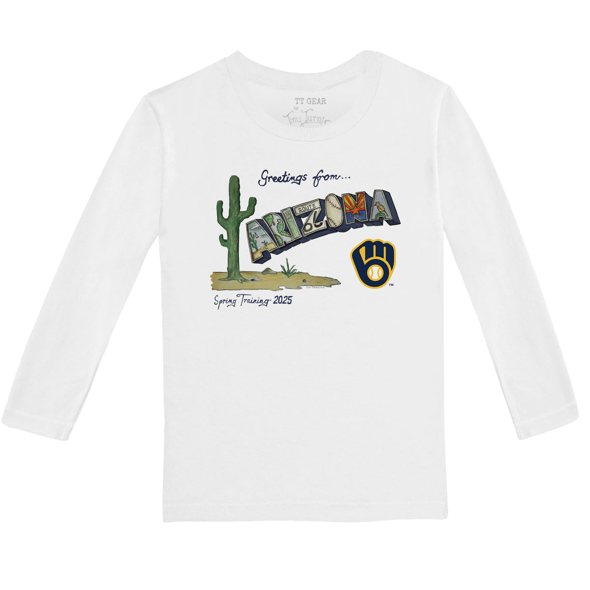 Milwaukee Brewers Spring Training 2025 Long-Sleeve Tee Shirt