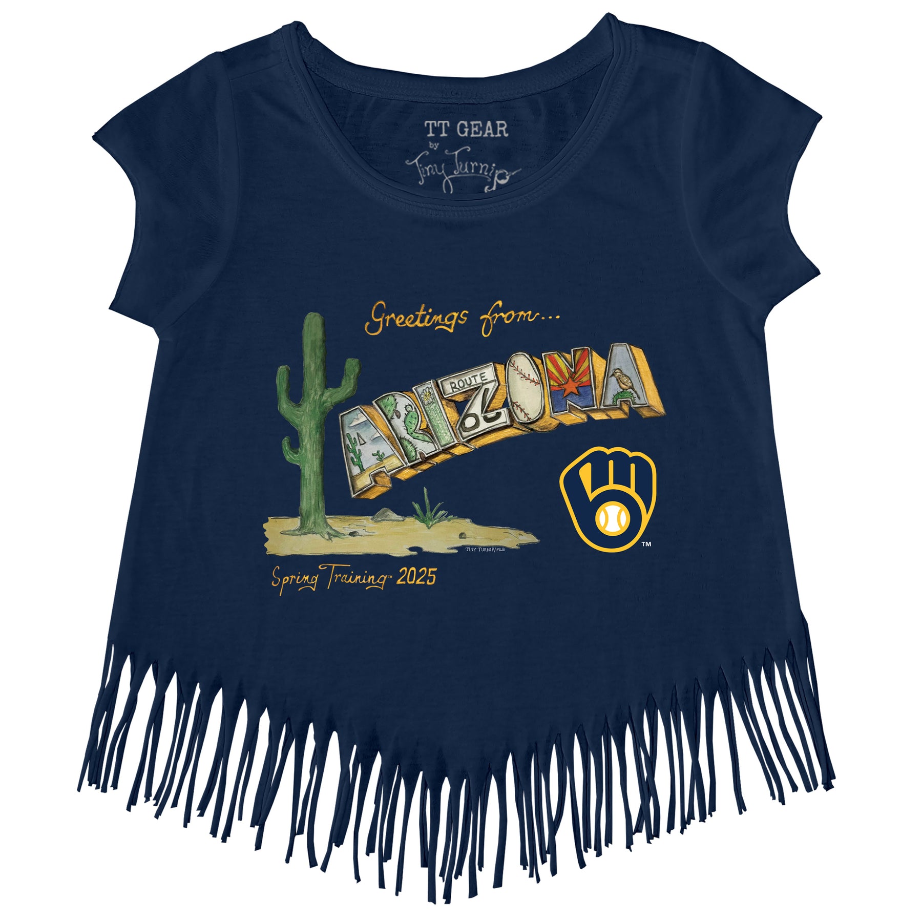 Milwaukee Brewers Spring Training 2025 Fringe Tee