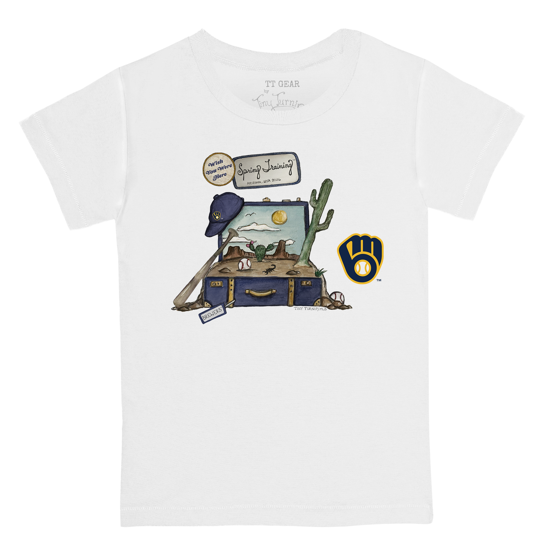 Milwaukee Brewers Spring Training 2026 Kid's Tee Shirt - Tiny Turnip