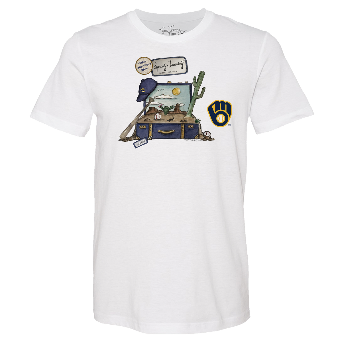 Milwaukee Brewers Spring Training 2026 Unisex Tee Shirt - Tiny Turnip