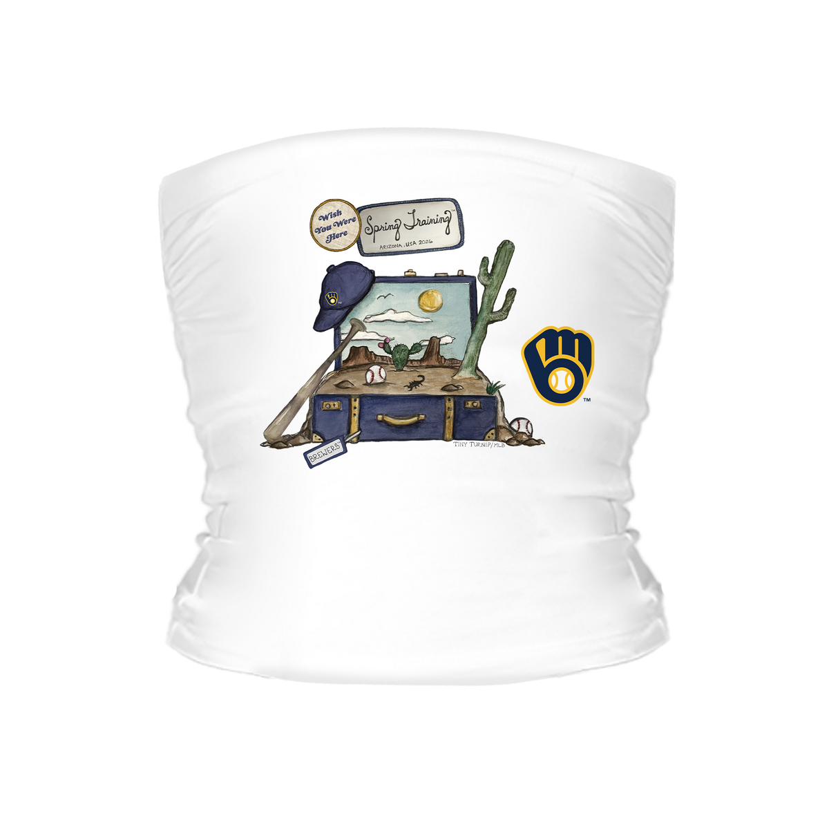 Milwaukee Brewers Spring Training 2026 Tube Top - Tiny Turnip