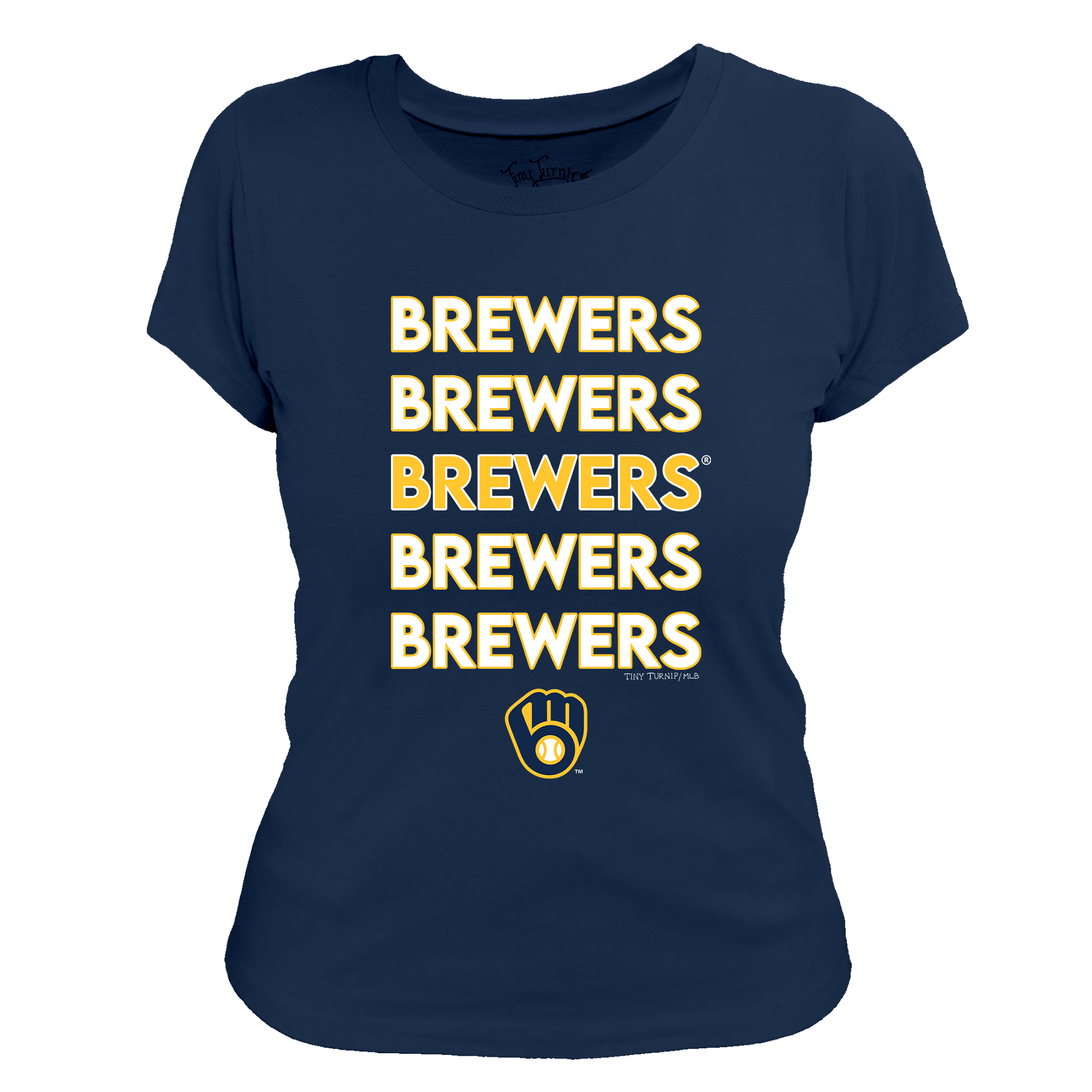 Milwaukee Brewers Stacked Tee Shirt