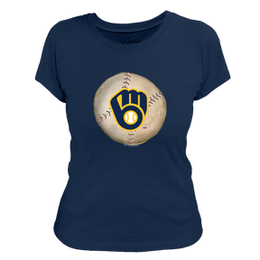 Milwaukee Brewers Stitched Baseball Tee Shirt