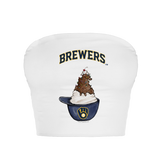 Milwaukee Brewers Sundae Helmet Crop Tube Top