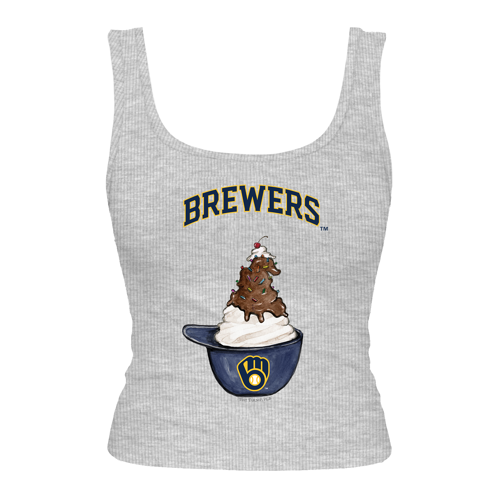 Milwaukee Brewers Sundae Helmet Emmy Tank