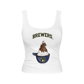Milwaukee Brewers Sundae Helmet Emmy Tank