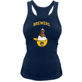 Milwaukee Brewers Sundae Helmet Classic Tank - Tiny Turnip