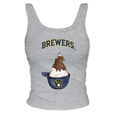 Milwaukee Brewers Sundae Helmet Ribbed Tank