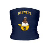 Milwaukee Brewers Sundae Helmet Tube Top - Tiny Turnip