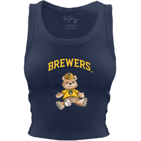 Milwaukee Brewers Teddy Crop Tank