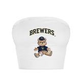 Milwaukee Brewers Teddy Crop Tube Top