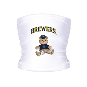 Milwaukee Brewers Teddy Tube Top - Tiny Turnip