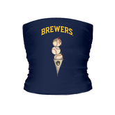 Milwaukee Brewers Triple Scoop Tube Top - Tiny Turnip