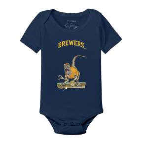 Milwaukee Brewers Velociraptor Short Sleeve Snapper