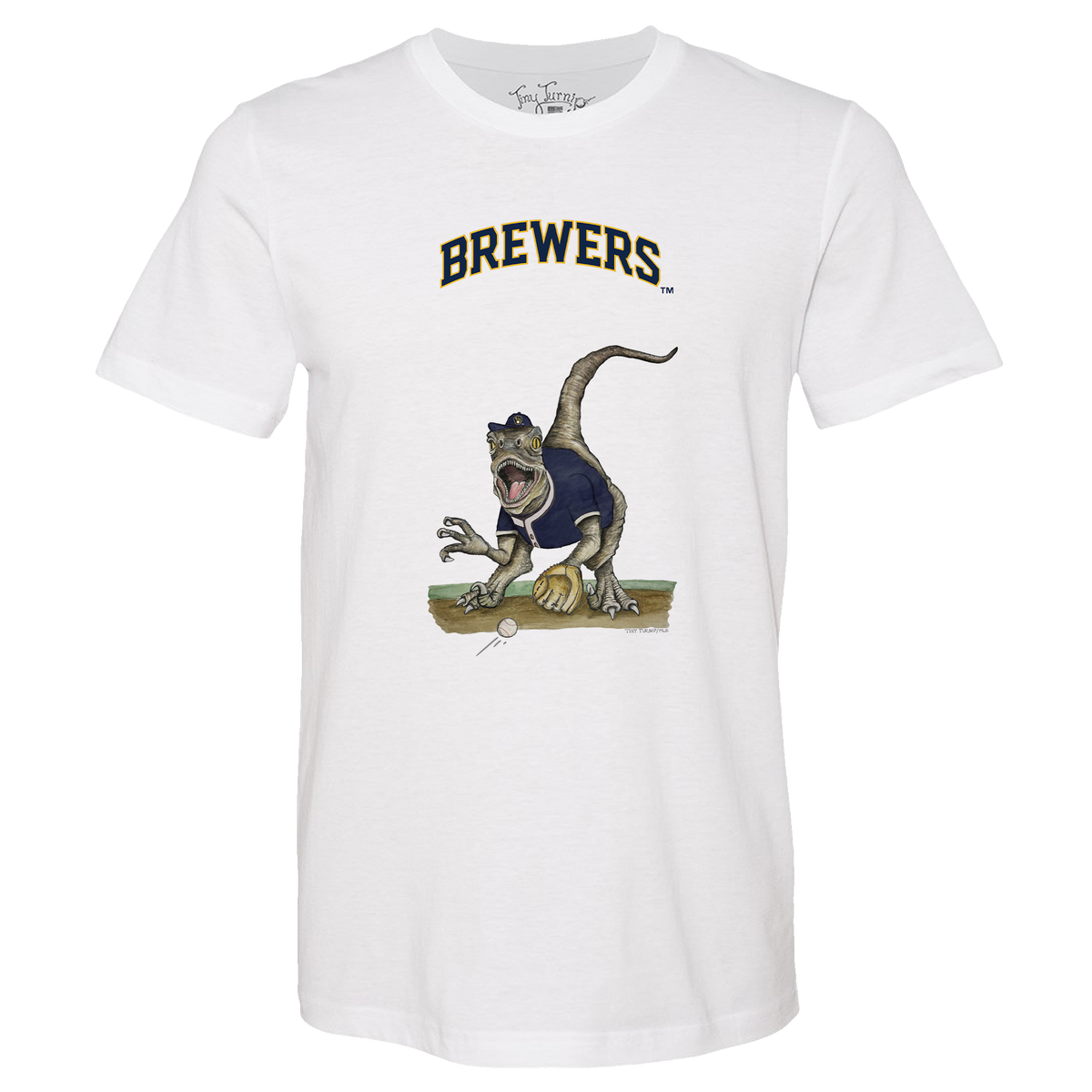 Milwaukee Brewers Velociraptor Tee Shirt