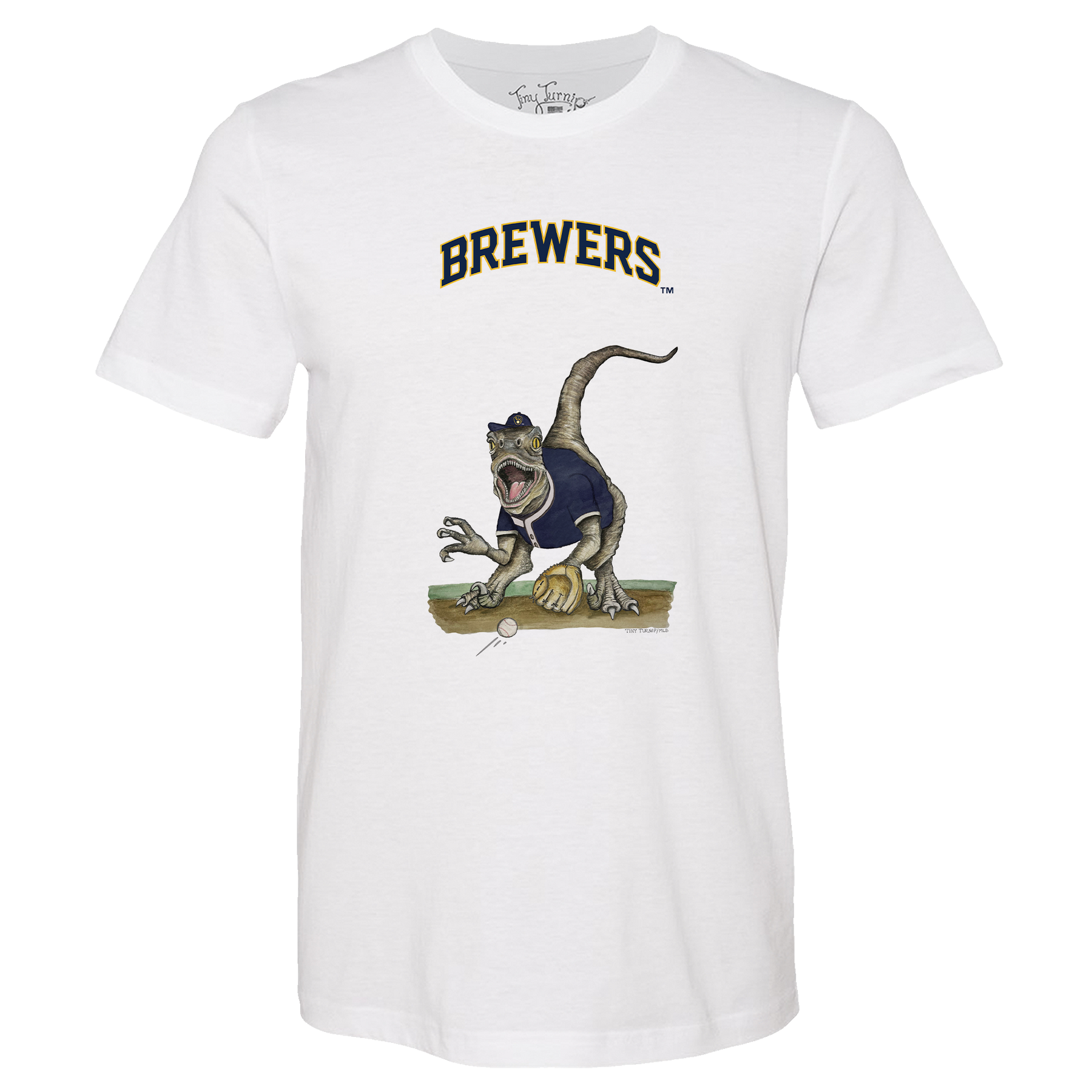 Milwaukee Brewers Velociraptor Tee Shirt