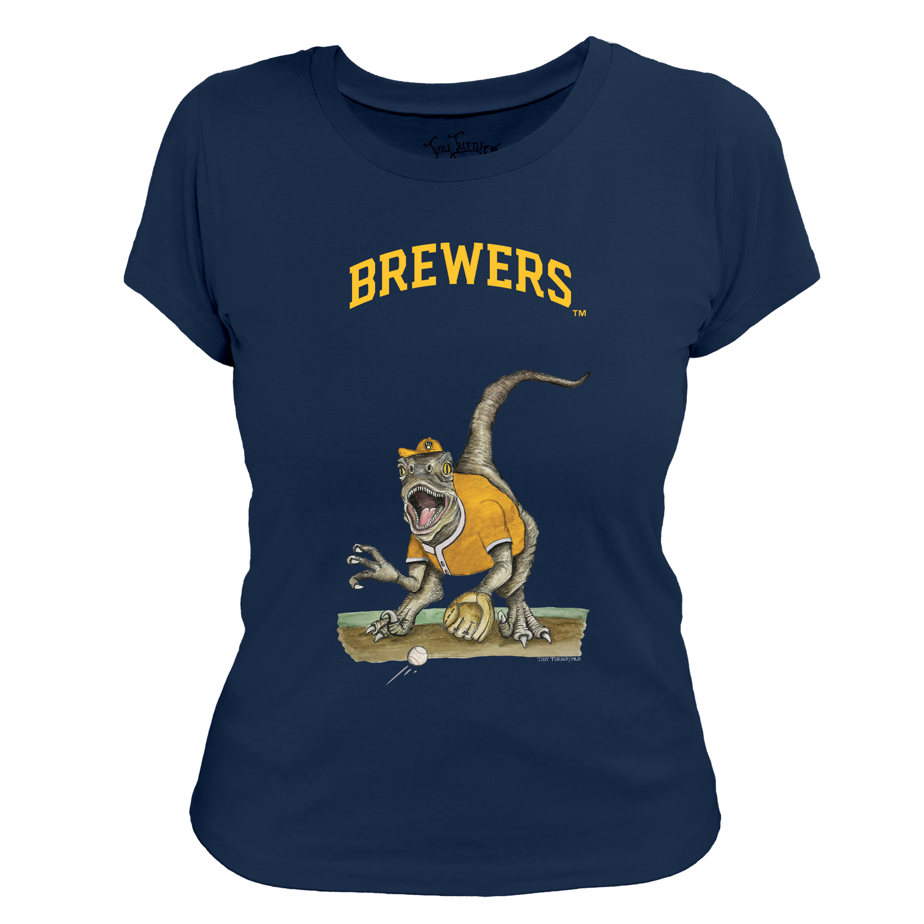 Milwaukee Brewers Velociraptor Tee Shirt