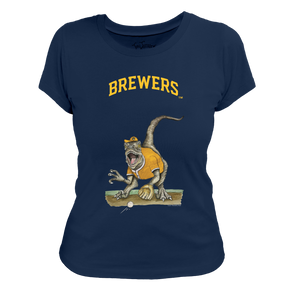 Milwaukee Brewers Velociraptor Tee Shirt