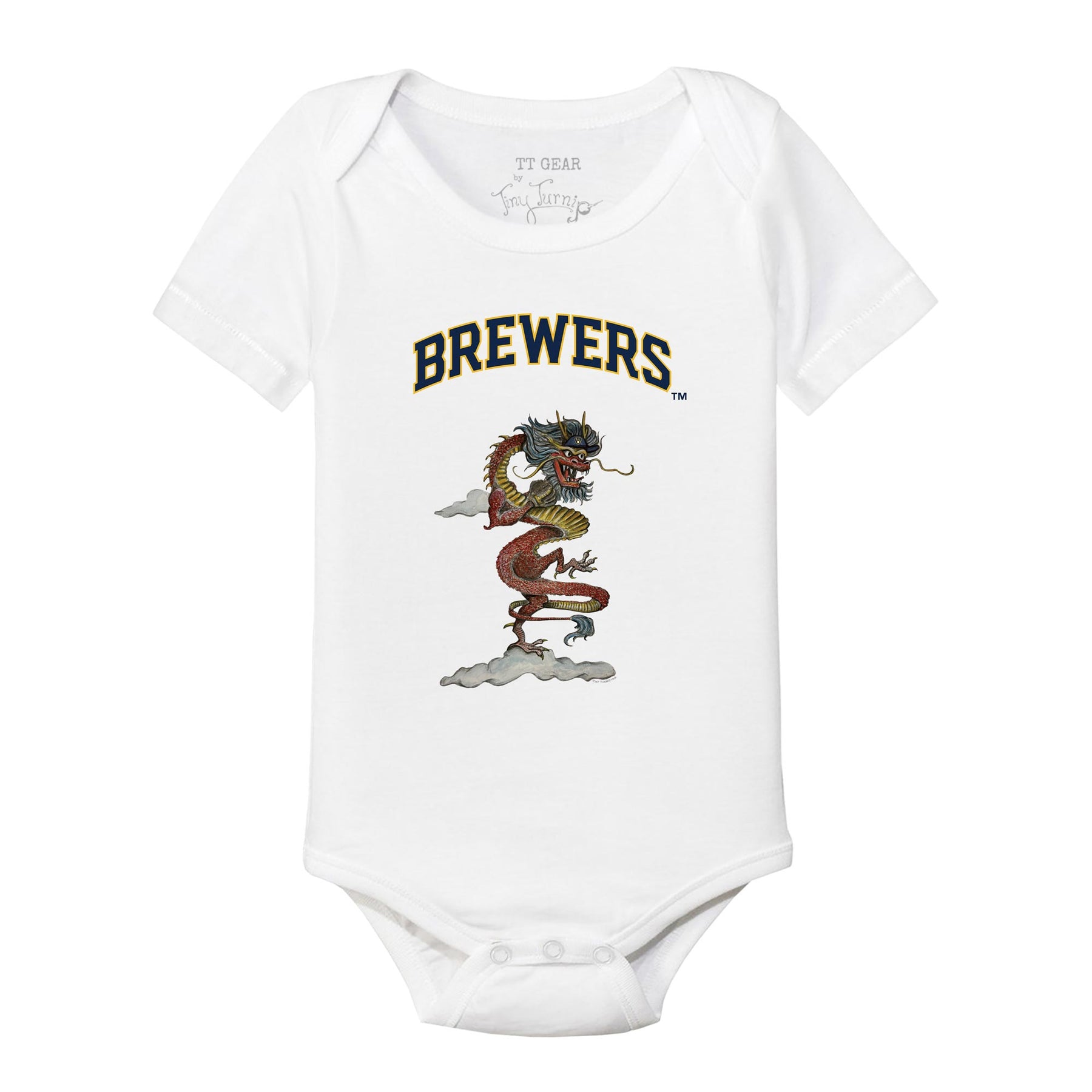 Milwaukee Brewers 2024 Year of the Dragon Short Sleeve Snapper